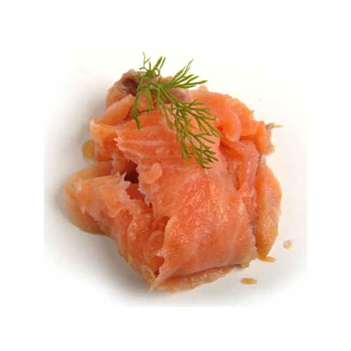 Füstölt, norvég lazac tatár (nyesedék), prémium, 1 kg-os, fagyasztott (NO)(10x1), adalékanyag- és jégmentes