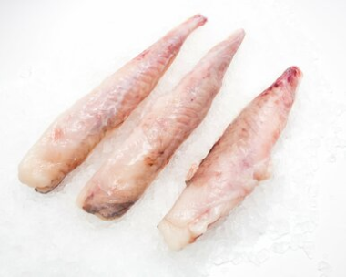 Ördöghalfilé, 100-200 g/db, IQF, védő jégréteggel, hozzáadott vízzel, nettó 800g, fagyasztott