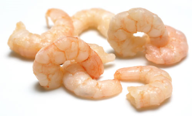 Koktélgarnéla, 300/500, előfőzött, hozzáadott vízzel és védő jégréteggel, nettó 400g, fagyasztott