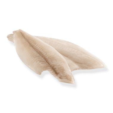Sárgauszonyú lepényhal (nyelvhal/limanda) filé, bőr nélkül, 85-140 g/db, védő jégréteggel, hozzáadott vízzel, nettó 800g, fagyasztott