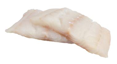 Tőkehalfilé java (Pacific cod loins), adagos, 160-180g, bőr nélkül, MSC, 20% védő jégréteggel, 5 kg/krt., fagyasztott