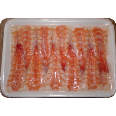 Garnéla, sushi ebi 3L, 8,1-8,5 cm, 30 db/ 185 g